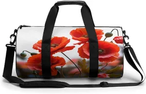 Sport Gym Bag for Women Men,Owl Cylindrical Travel Duffel Bag with Adjustable Straps for Travel, Sports, Workout