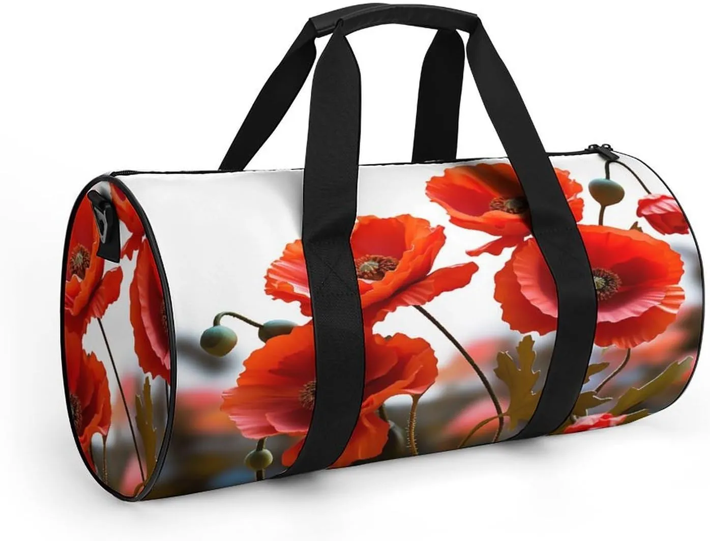 Sport Gym Bag for Women Men,Owl Cylindrical Travel Duffel Bag with Adjustable Straps for Travel, Sports, Workout