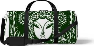Sports Gym Bag for Women and Men Waterproof Traditional Chinese Artistic Pattern Duffel Bag Lightweight Carryon Traveling Boarding Gripsack