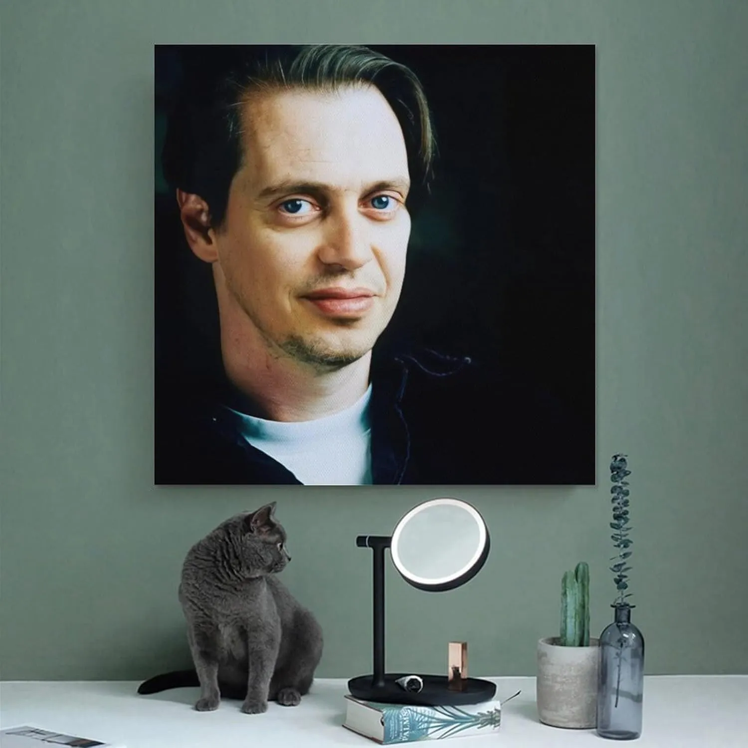 Steven Buscemi Poster (10) Room Aesthetic Poster Print Art Wall Painting Canvas Posters Gifts Modern Bedroom Decor 12x12inch(30x30cm)