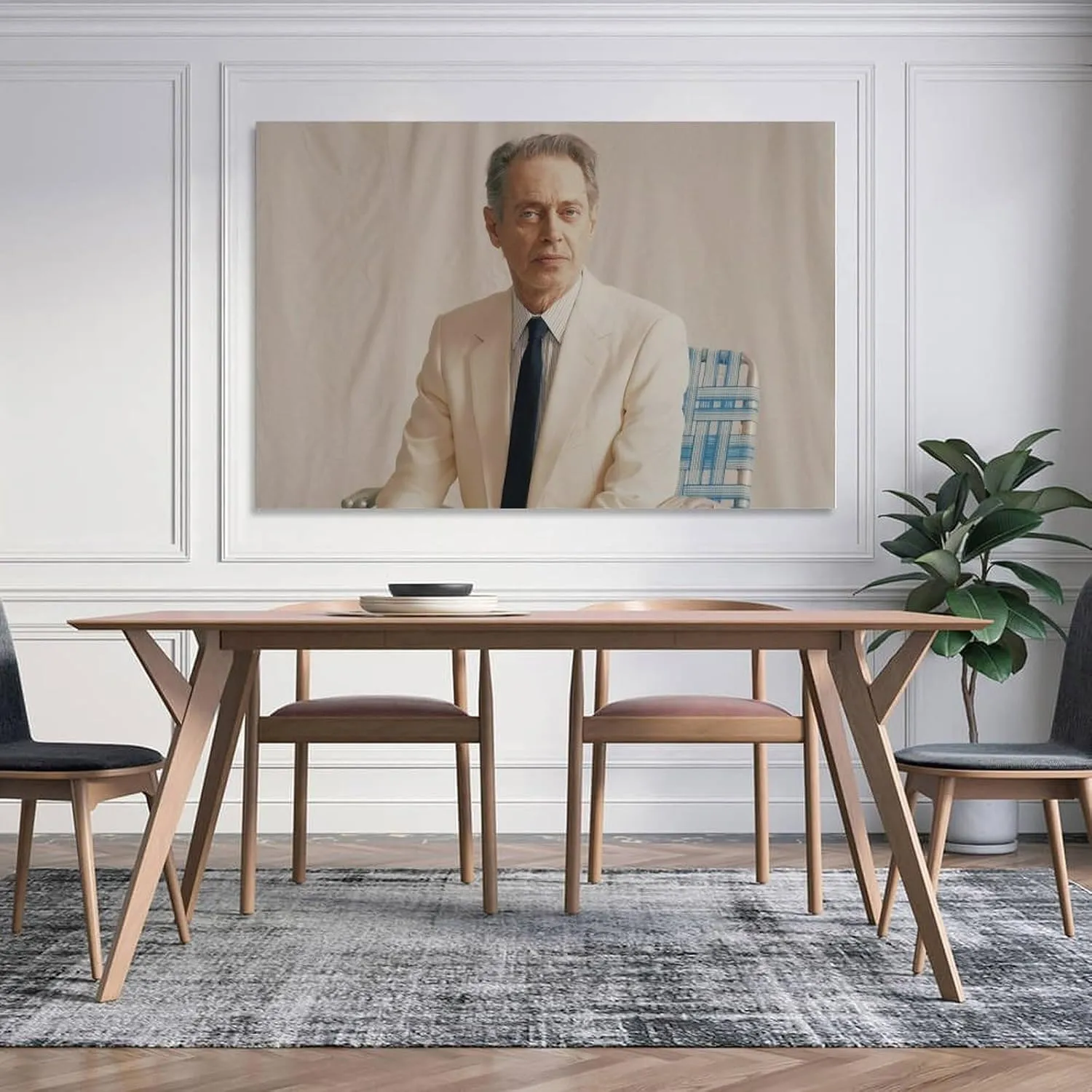 Steven Buscemi Poster (14) Wall Art Poster Scroll Canvas Painting Picture Living Room Decor Home Framed/Unframed 12x18inch(30x45cm)