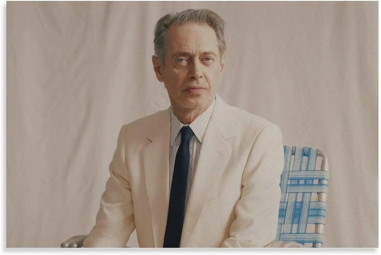 Steven Buscemi Poster (14) Wall Art Poster Scroll Canvas Painting Picture Living Room Decor Home Framed/Unframed 12x18inch(30x45cm)
