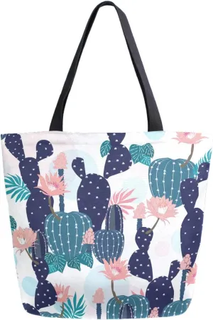 Stylish Cute Pattern Extra Large Shoulder Tote Bag for Beach Travel Weekender Gym Grocery Shopping