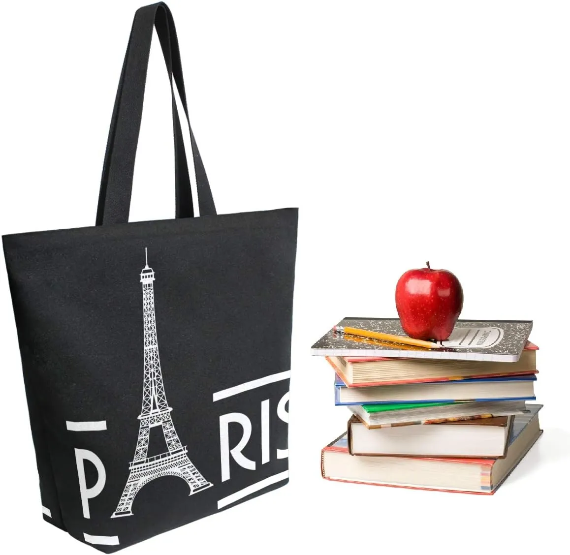 Stylish Funny Pattern Extra Large Shoulder Tote Bag for Beach Travel Weekender Gym Grocery Shopping