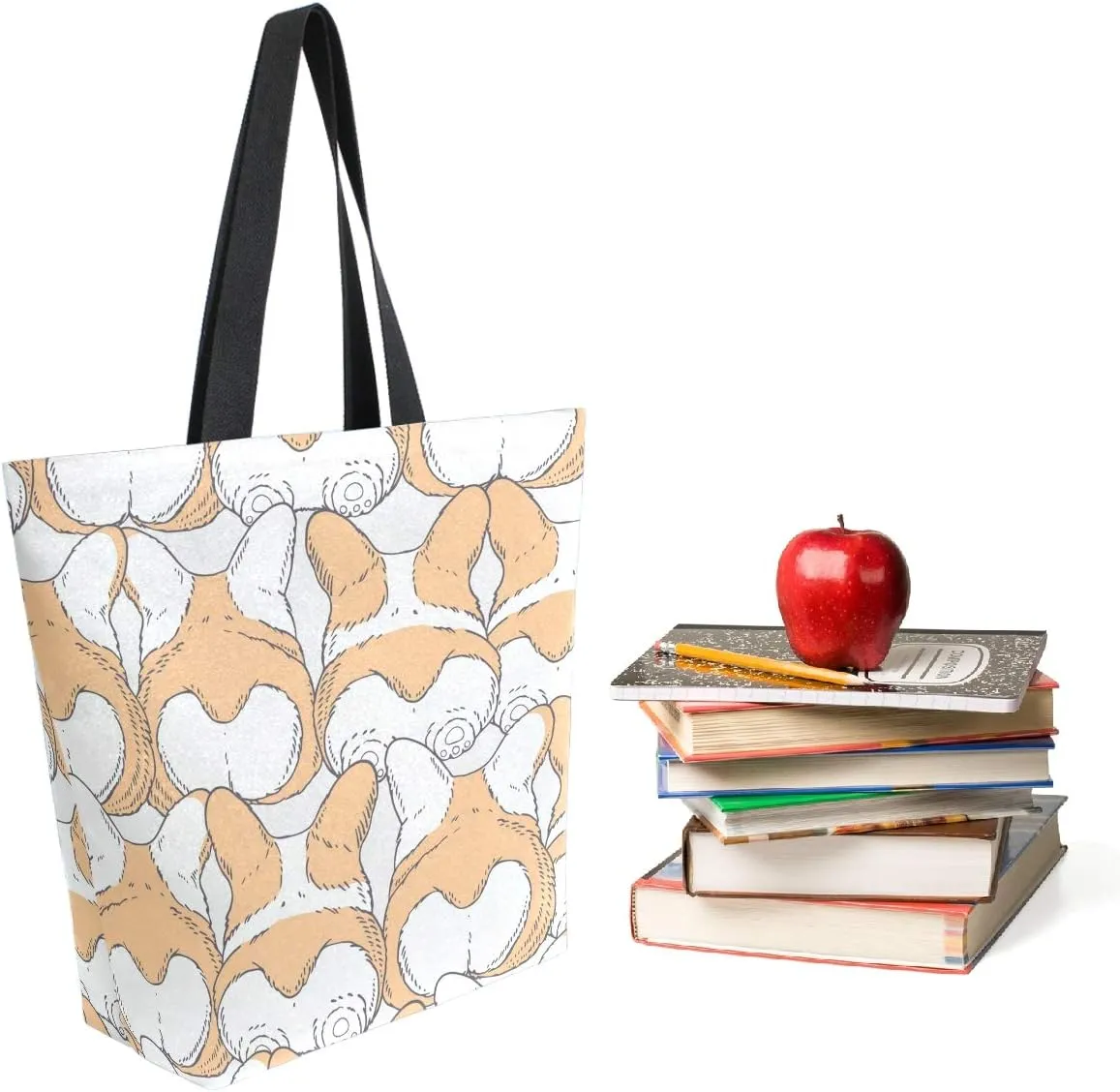 Stylish Print Extra Large Shoulder Tote Bag for Beach Travel Weekender Gym Grocery Shopping