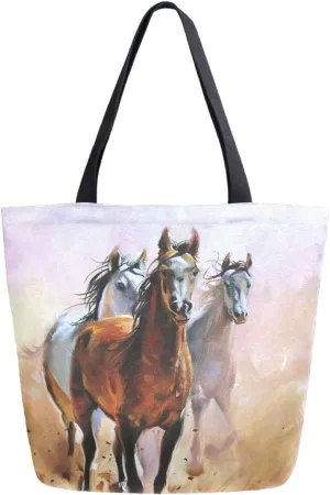 Stylish Print Extra Large Shoulder Tote Bag for Beach Travel Weekender Gym Grocery Shopping