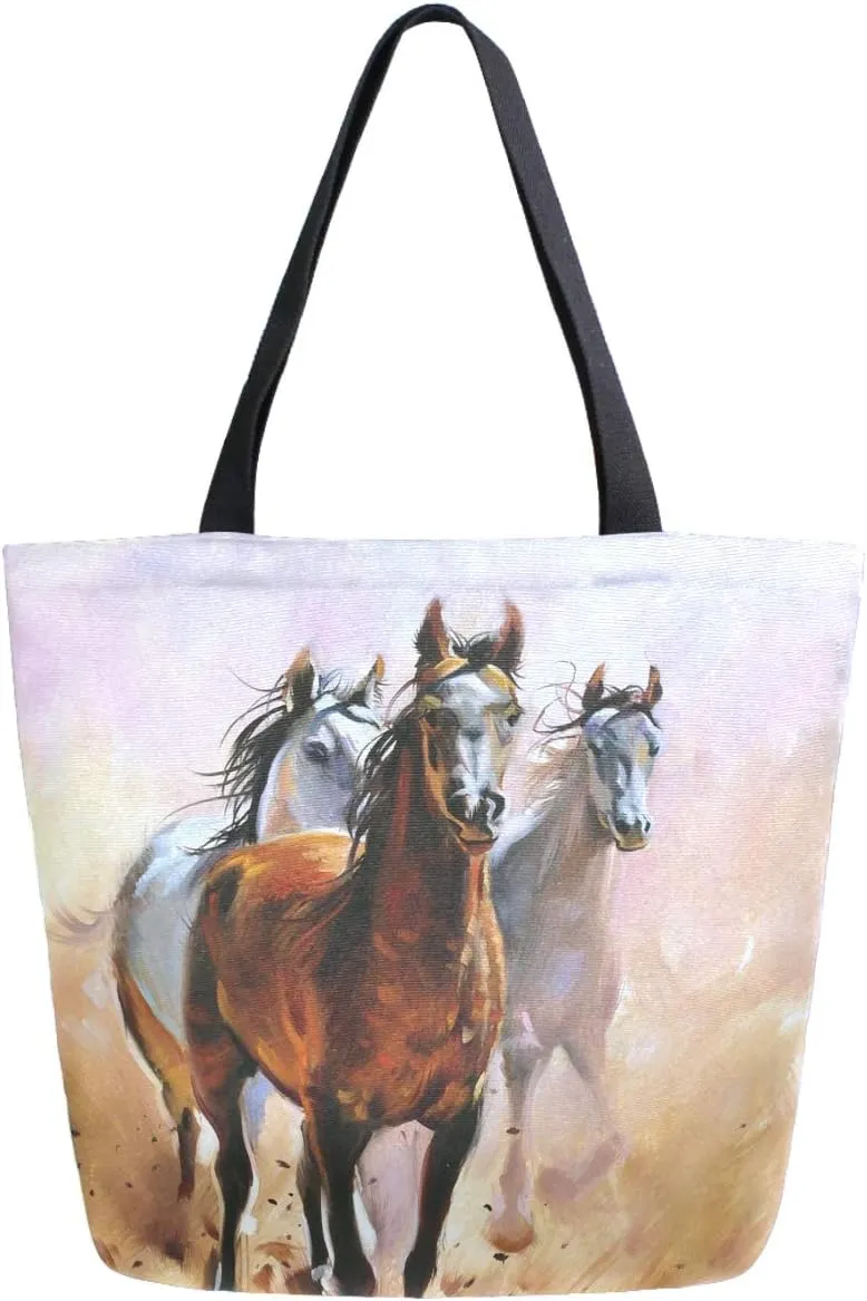 Stylish Print Extra Large Shoulder Tote Bag for Beach Travel Weekender Gym Grocery Shopping