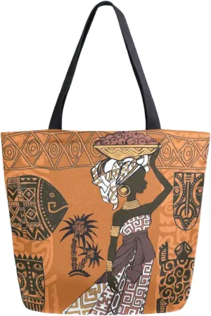Stylish Print Extra Large Shoulder Tote Bag for Beach Travel Weekender Gym Grocery Shopping
