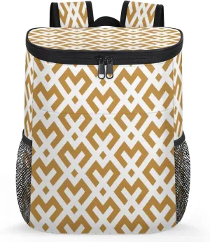 Summer Delicious Lemon Camping Cooler Backpack Insulated Leak Proof Travel Cooler Bag Portable Lightweight Drink Beer Bag Waterproof Ice Chest Backpack for Men Women Beach Picnic Hiking