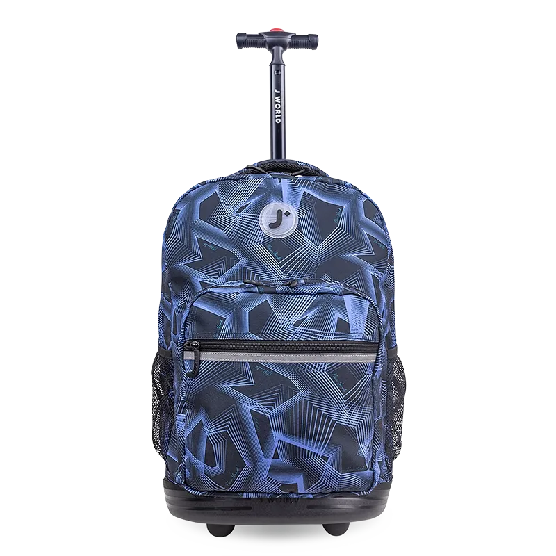 Sunrise Rolling Backpack (18 Inch) in Disco