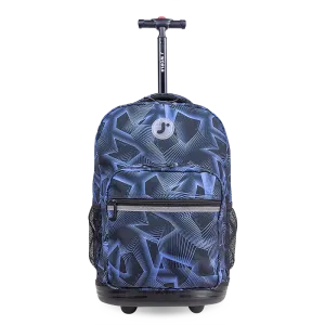 Sunrise Rolling Backpack (18 Inch) in Disco