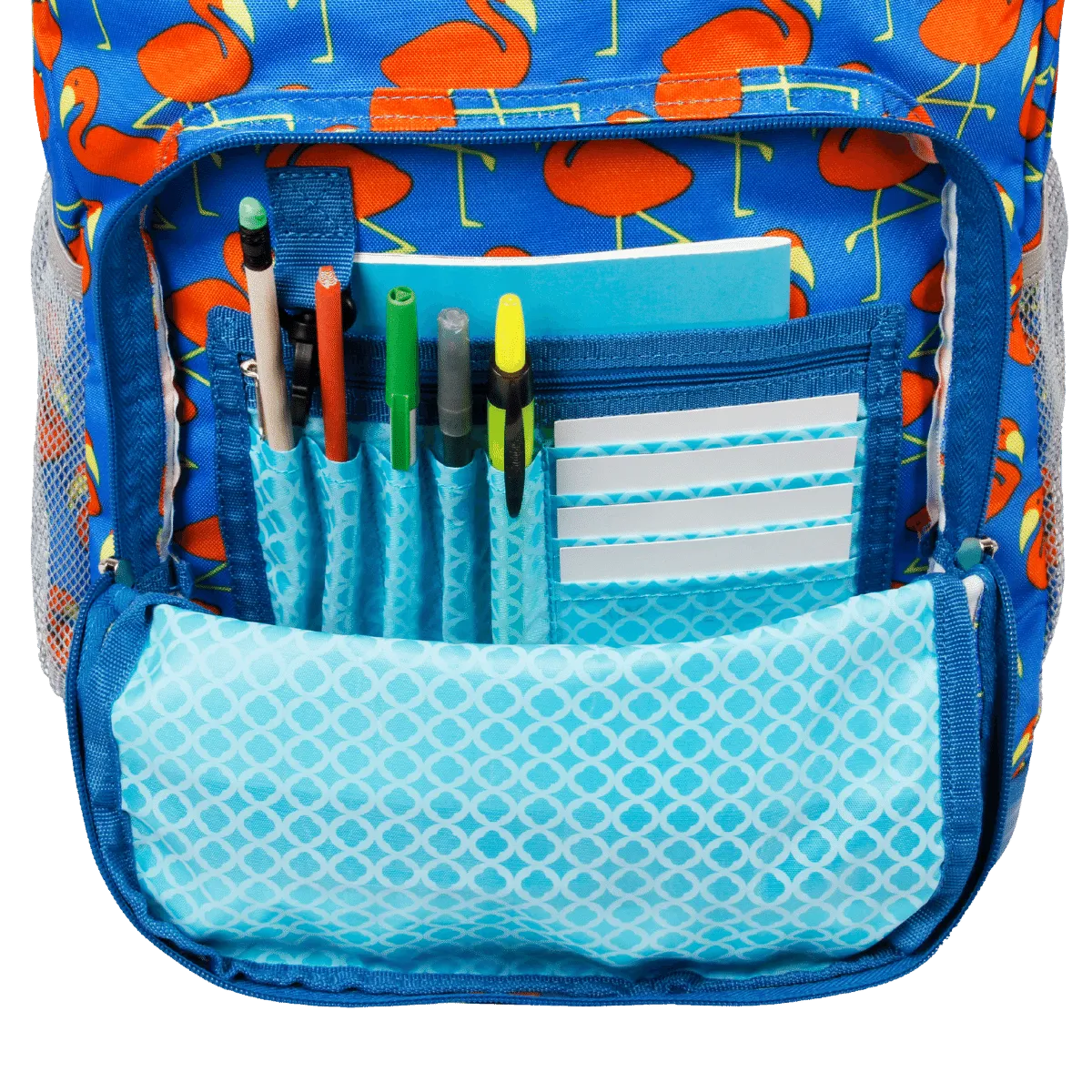 Sunrise Rolling Backpack (18 Inch) in Flamingo - Final Sale