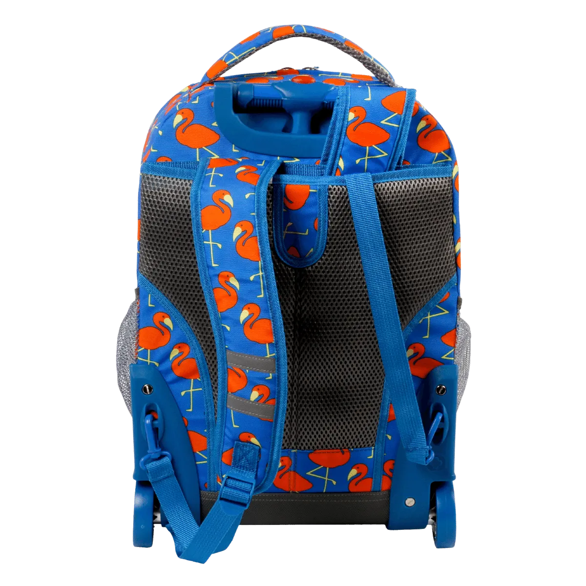 Sunrise Rolling Backpack (18 Inch) in Flamingo - Final Sale