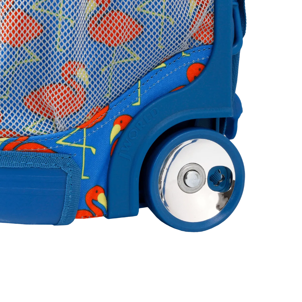 Sunrise Rolling Backpack (18 Inch) in Flamingo - Final Sale
