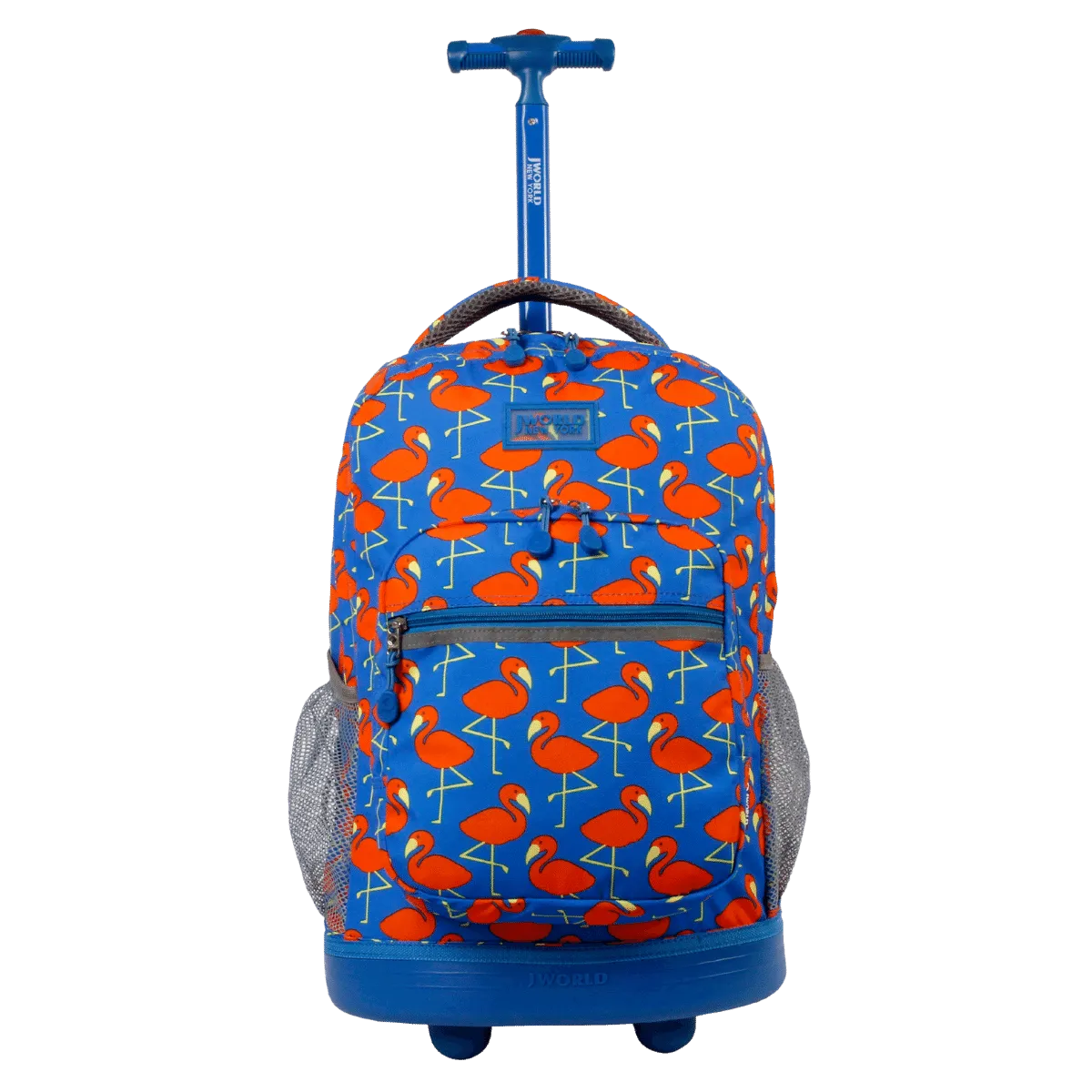 Sunrise Rolling Backpack (18 Inch) in Flamingo - Final Sale