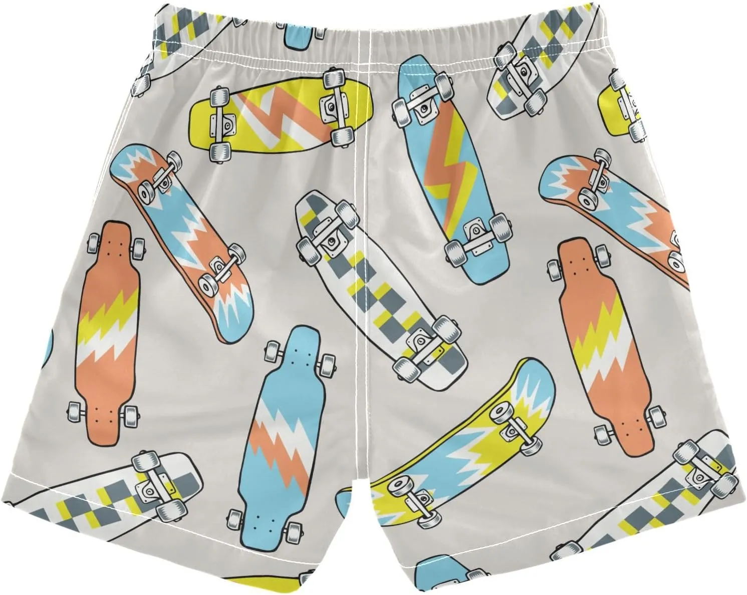 susiyo Skateboarding Boys Swim Trunks Toddler Swim Shorts Quick Dry Beach Board Shorts Little Boy Bathing Suits Swimwear