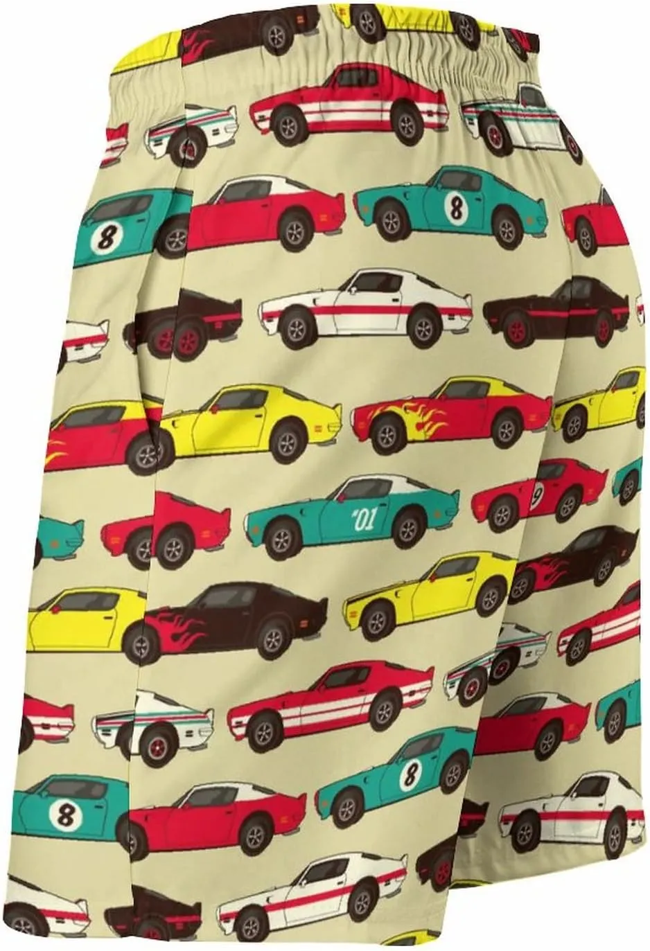 Swim Trunks Mens Quick Dry Beach Shorts with Mesh Lining Swimwear Bathing Suits