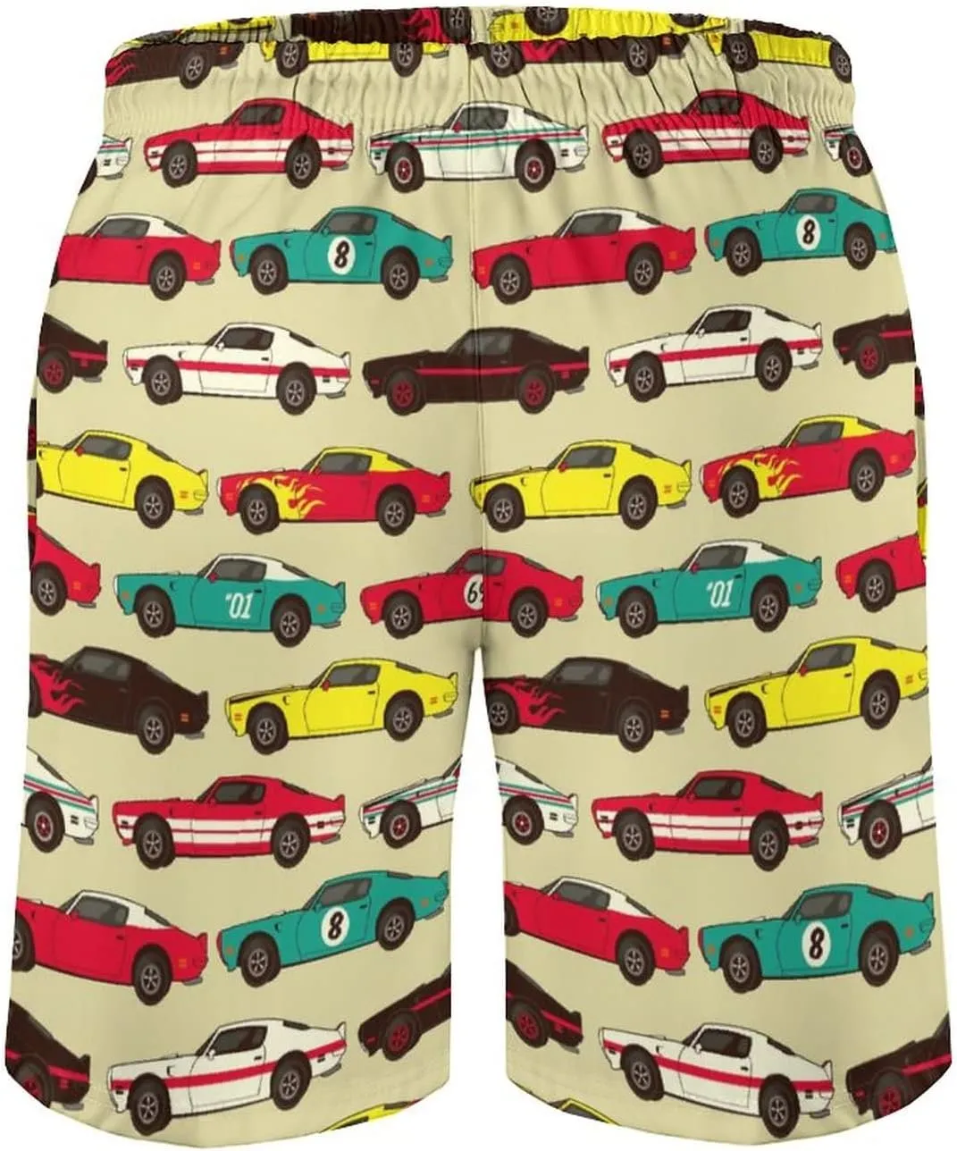 Swim Trunks Mens Quick Dry Beach Shorts with Mesh Lining Swimwear Bathing Suits