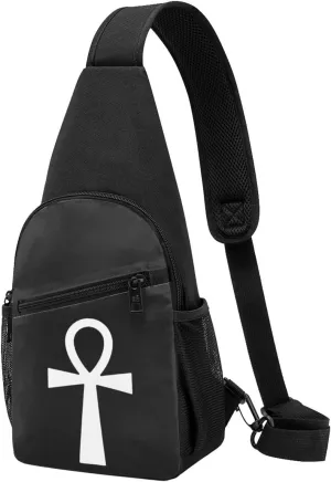 Symbol Ancient Egyptian Sling Bag Crossbody Backpack Shoulder Casual Daypack Bags for Men Women