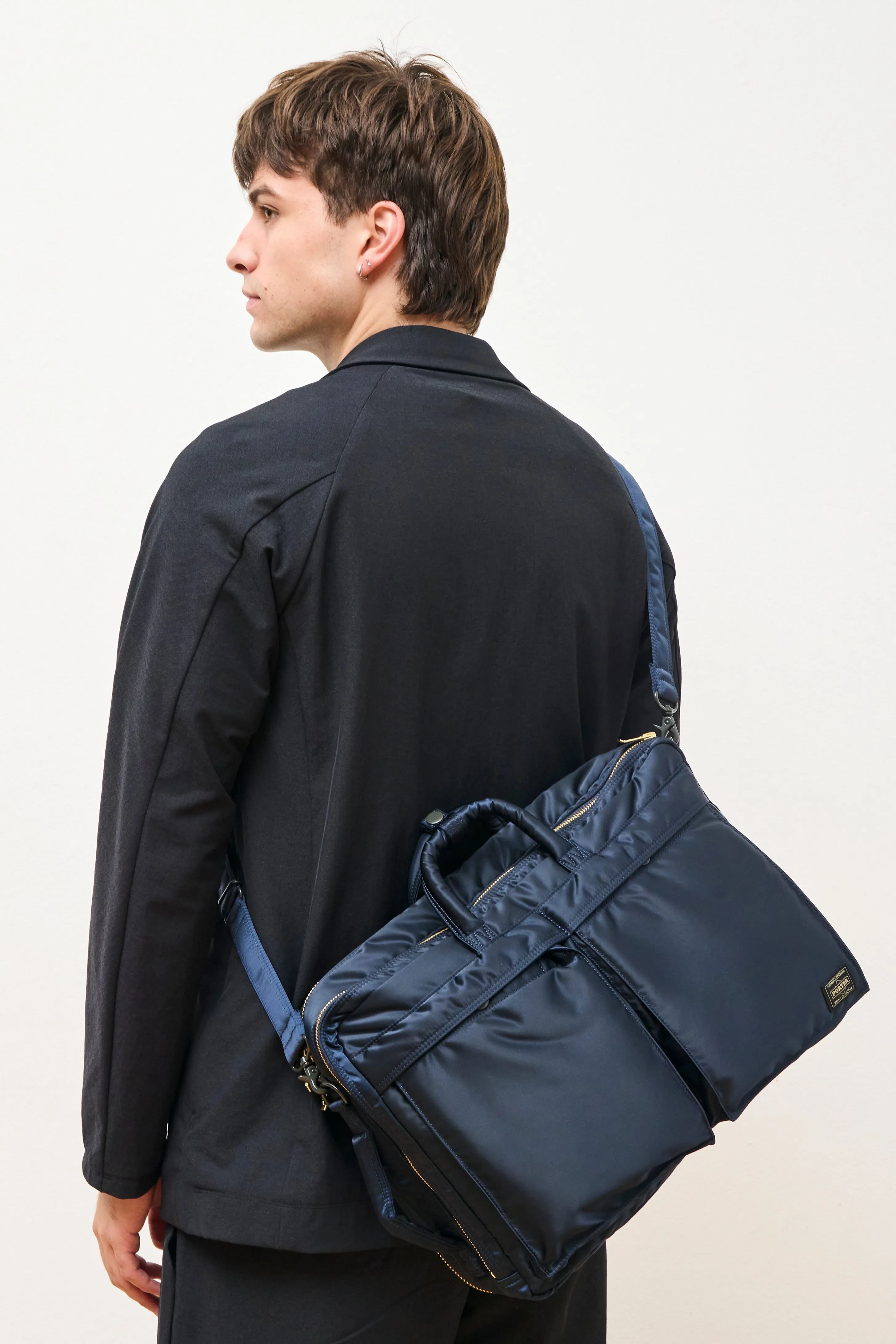 Tanker 3Way Document Bag (W-Zip) Navy