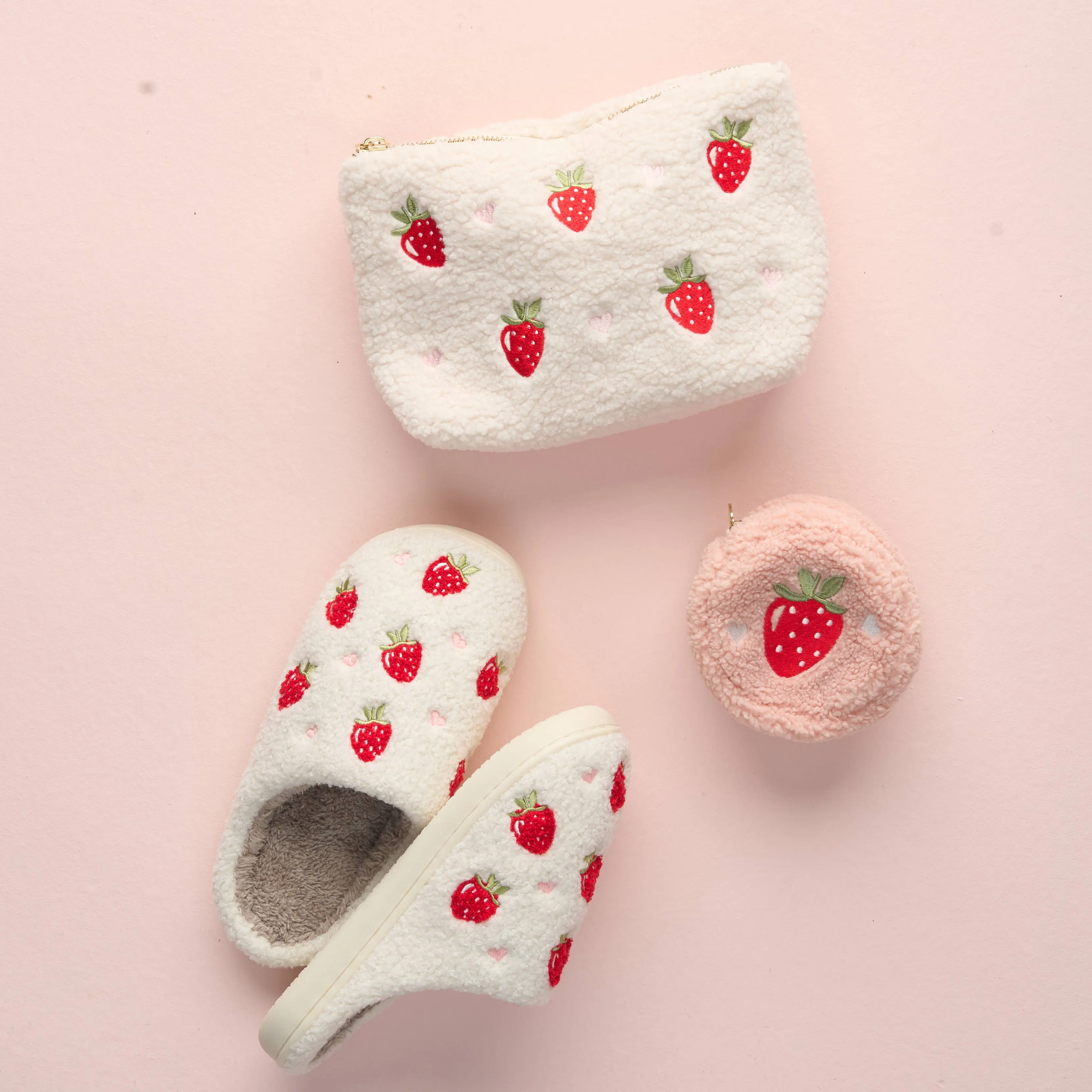 Teddy Pouch - Strawberry Fields