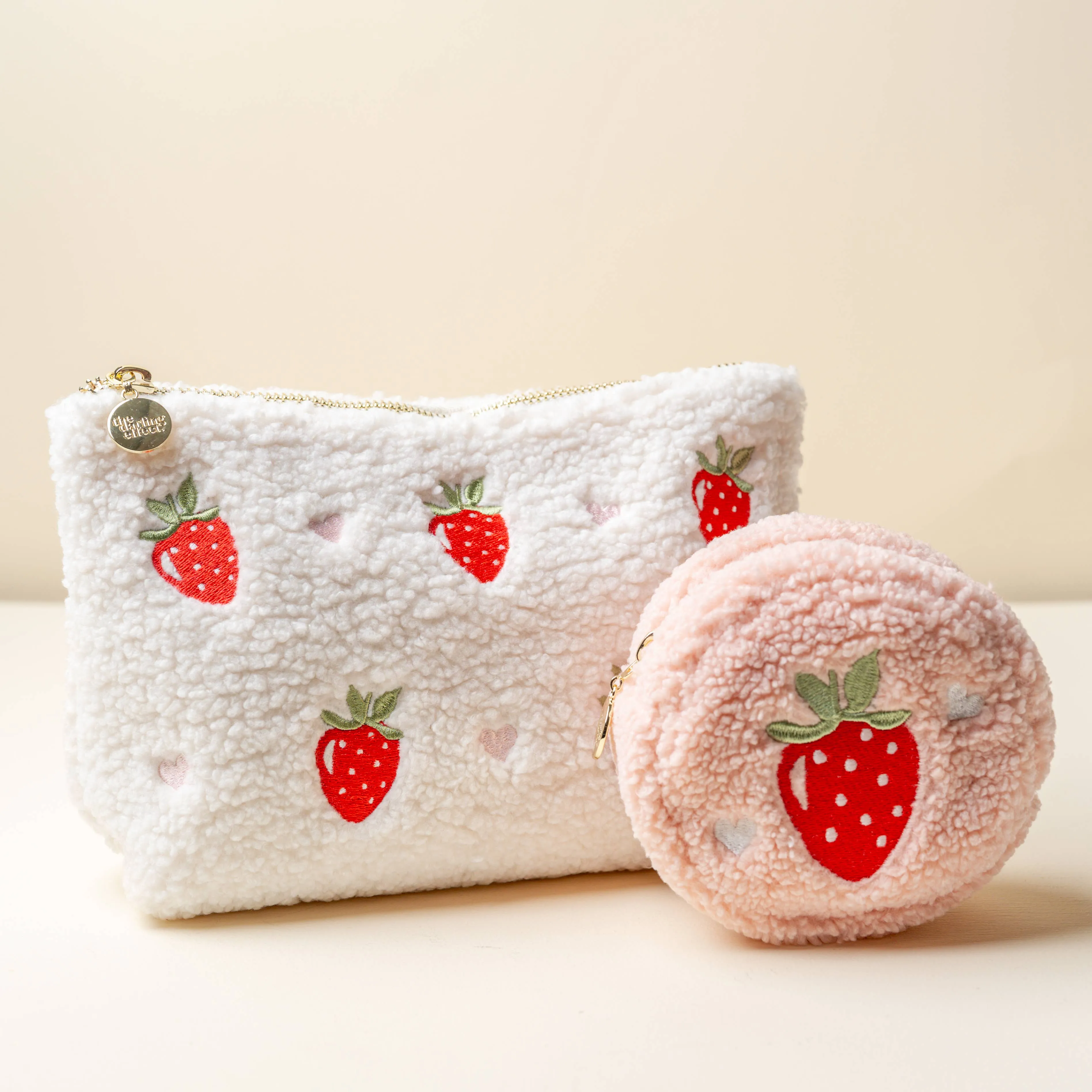 Teddy Pouch - Strawberry Fields