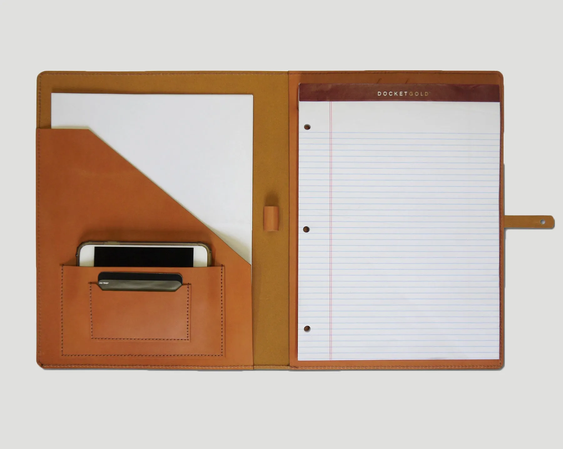 The Padfolio - Medium Brown English Bridle