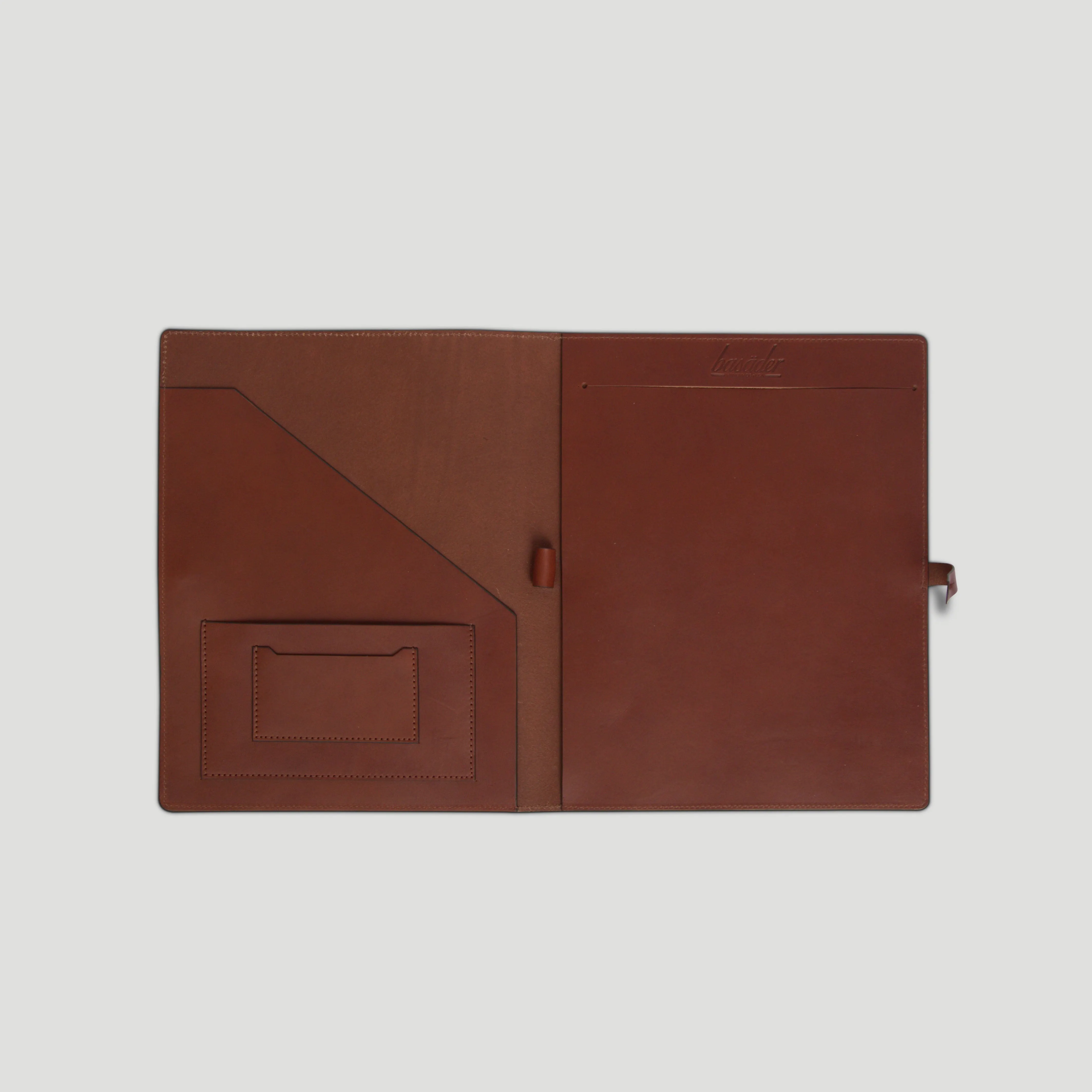 The Padfolio - Medium Brown English Bridle