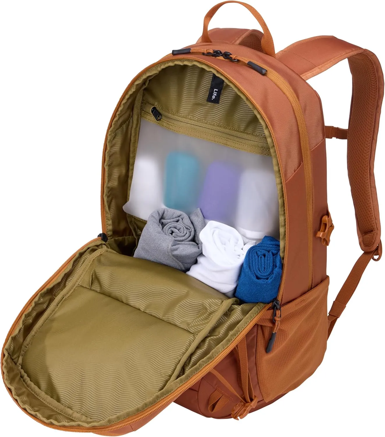 Thule Laptop Backpack with Gym Compartment, Natural Orange, 23L