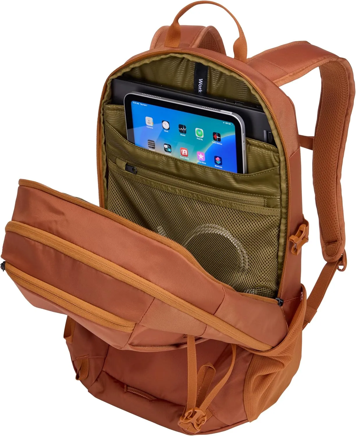 Thule Laptop Backpack with Gym Compartment, Natural Orange, 23L