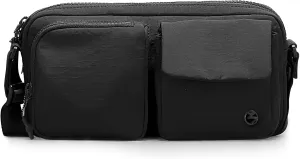 Titosha Anti Theft Crossbody Bags for Women and Men, RFID Blocking Cross Body Bag Trendy Small Crossbody Casual Purses Shoulder Bag Handbags for Travel Black