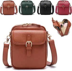 Tojoyride Crossbody Bag, Urvashi Crossbody Leather Bag, To Joy Ride Cross Body Purse, Vintage Anti Theft Purse for Women