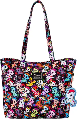 Tokidoki Unicorno Tote Bag Shoulder Bag Canvas Purses for Women Cute Shopper Bag Handbag Travel Purse Charm