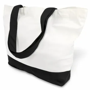 TOPDesign 24-Pack Super Strong Large 12oz Cotton Canvas Tote Bags, Reusable Grocery Shopping Cloth Bags, Fashionable Two-Tone Totes for Crafts, DIY Your Creative Designs