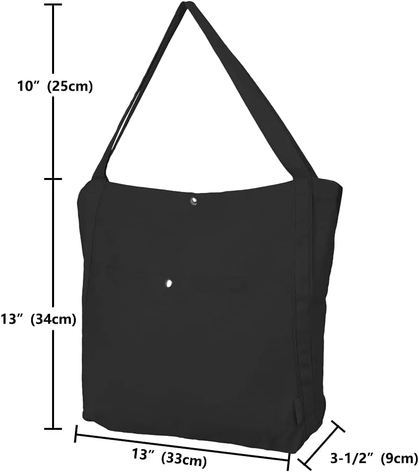 TopTie Soft Canvas Tote Bag for Women, Casual Shoulder Bag with Pocket for Work, Shopping, Travel