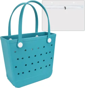 Tote Bag for Women-Extra Large Rubber Beach Bag, Large Waterproof Sandproof Travel Tote Bags for Beach Outdoor Sports