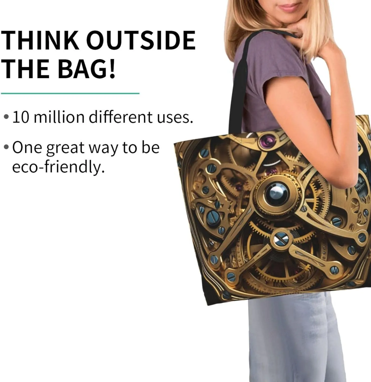 Tote Bag for Women Grocery Bag Reusable Shopping Bag Country lifestyle Handbag Foldable Shoulder Bag