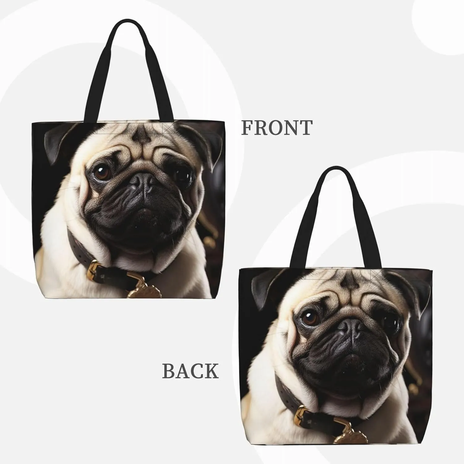 Tote Bag for Women Grocery Bag Reusable Shopping Bag Cupcake Handbag Foldable Shoulder Bag