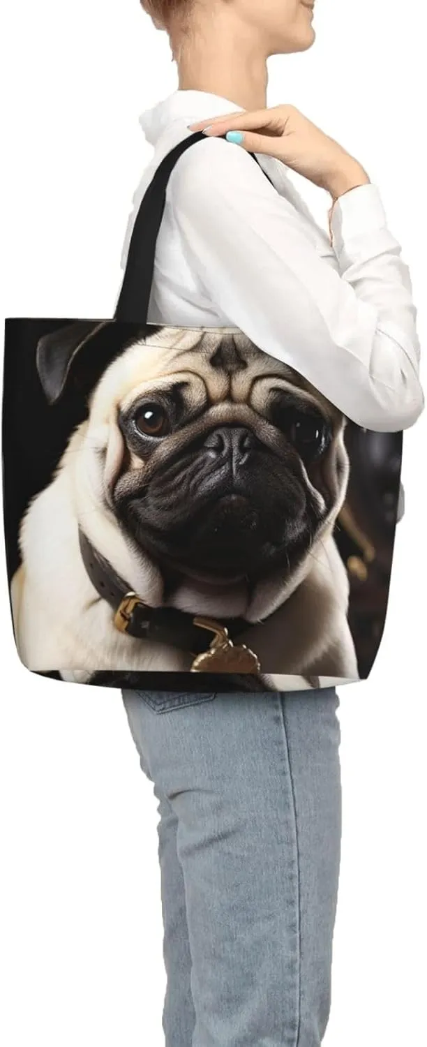 Tote Bag for Women Grocery Bag Reusable Shopping Bag Cupcake Handbag Foldable Shoulder Bag