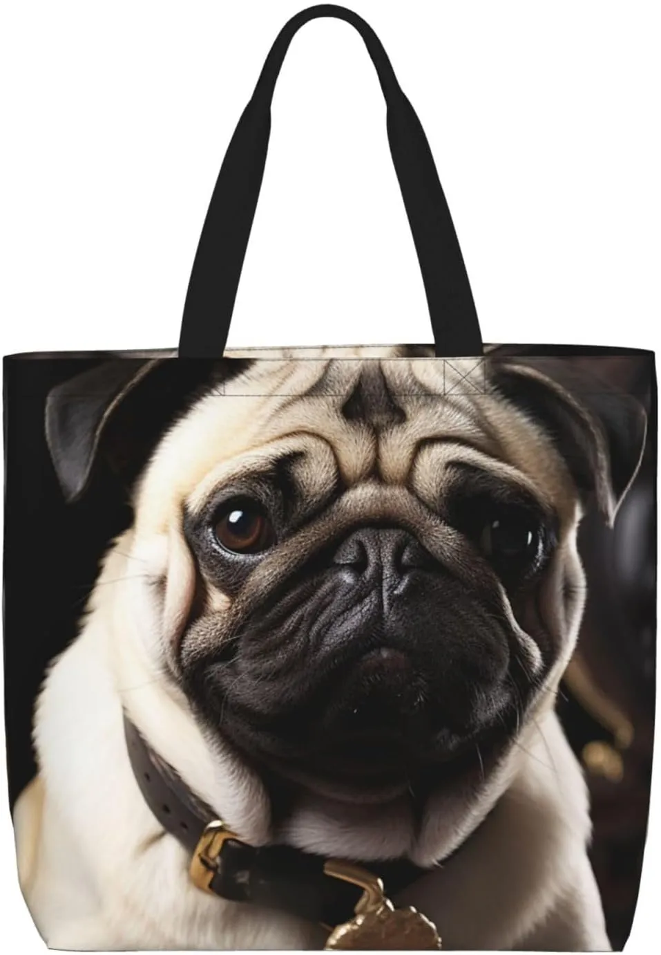 Tote Bag for Women Grocery Bag Reusable Shopping Bag Cupcake Handbag Foldable Shoulder Bag