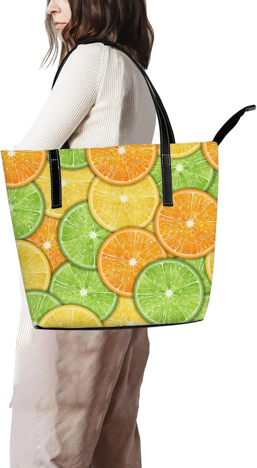 Tote Bag for Women PU Leather Handbags Women's Crossbody Handbags Work Tote Bags for Women Coachbags Tote Bag with Zipper