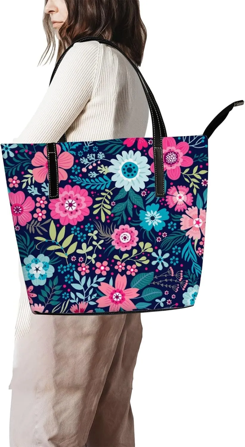 Tote Bag for Women PU Leather Handbags Women's Crossbody Handbags Work Tote Bags for Women Coachbags Tote Bag with Zipper