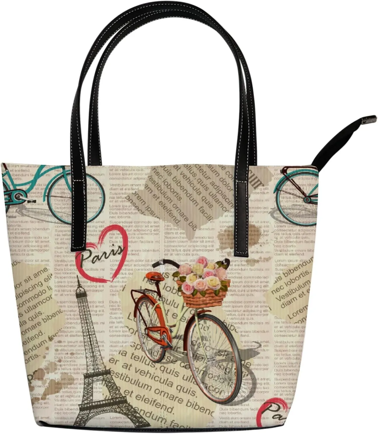 Tote Bag for Women PU Leather Handbags Women's Crossbody Handbags Work Tote Bags for Women Coachbags Tote Bag with Zipper