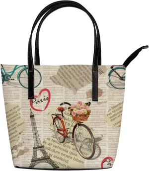Tote Bag for Women PU Leather Handbags Women's Crossbody Handbags Work Tote Bags for Women Coachbags Tote Bag with Zipper