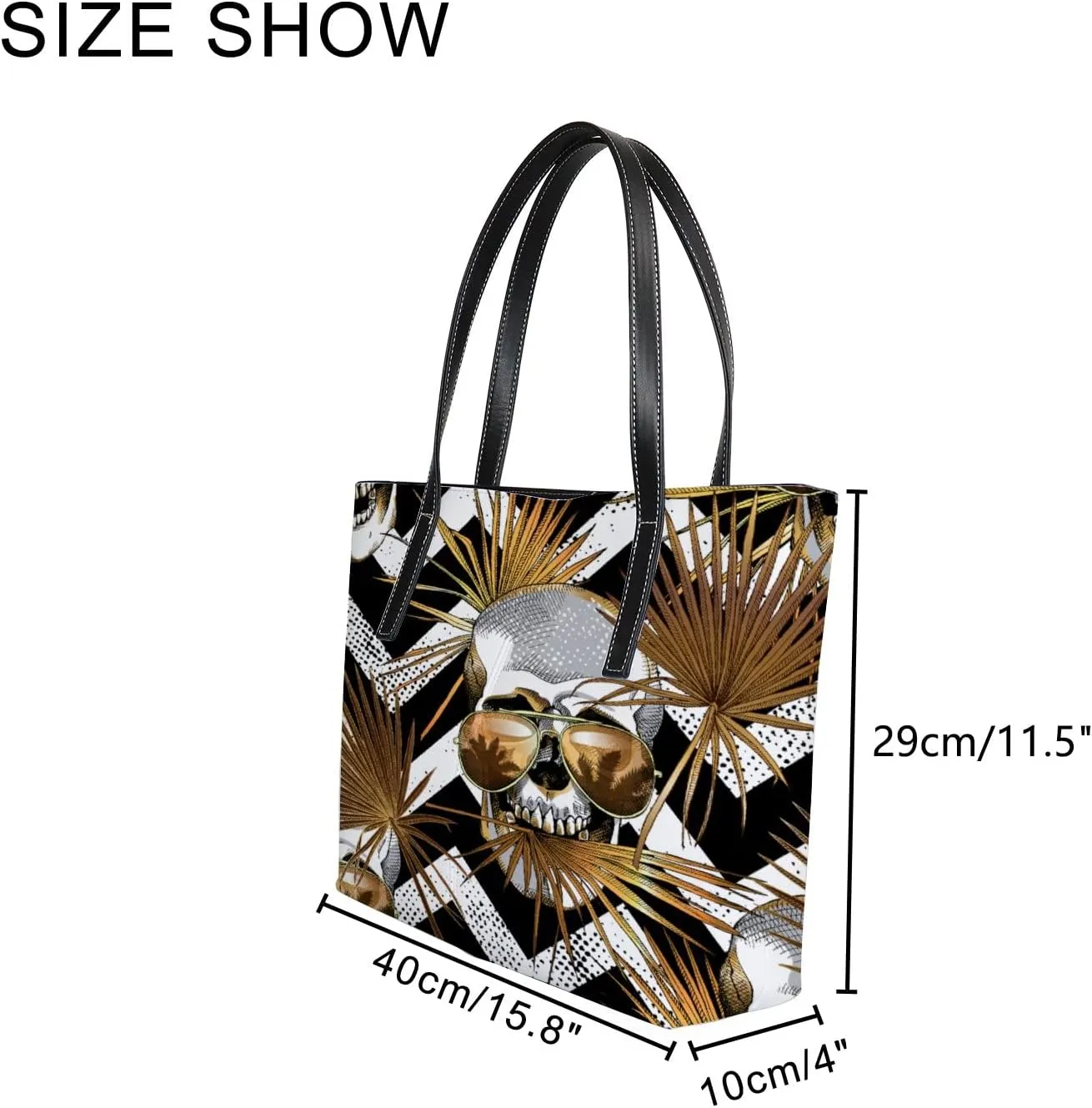 Tote Bag for Women PU Leather Handbags Women's Crossbody Handbags Work Tote Bags for Women Coachbags Tote Bag with Zipper