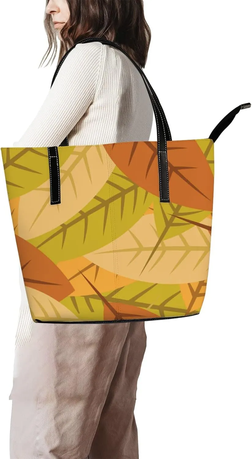 Tote Bag for Women PU Leather Handbags Women's Crossbody Handbags Work Tote Bags for Women Coachbags Tote Bag with Zipper