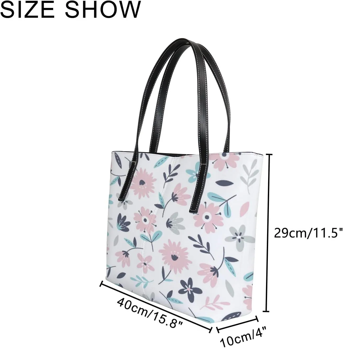 Tote Bag for Women PU Leather Handbags Women's Crossbody Handbags Work Tote Bags for Women Coachbags Tote Bag with Zipper