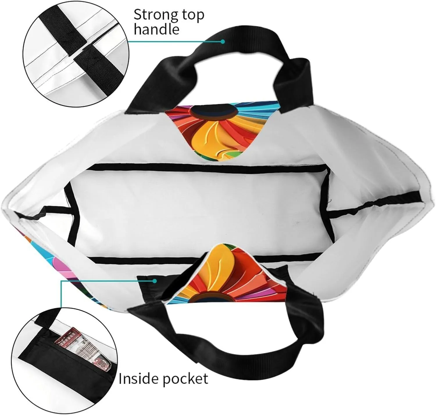 Tote Bag for Women Reusable Grocery Bag Shopping Bag Dalmatian Tote Bags Handbag Foldable Shoulder Bag