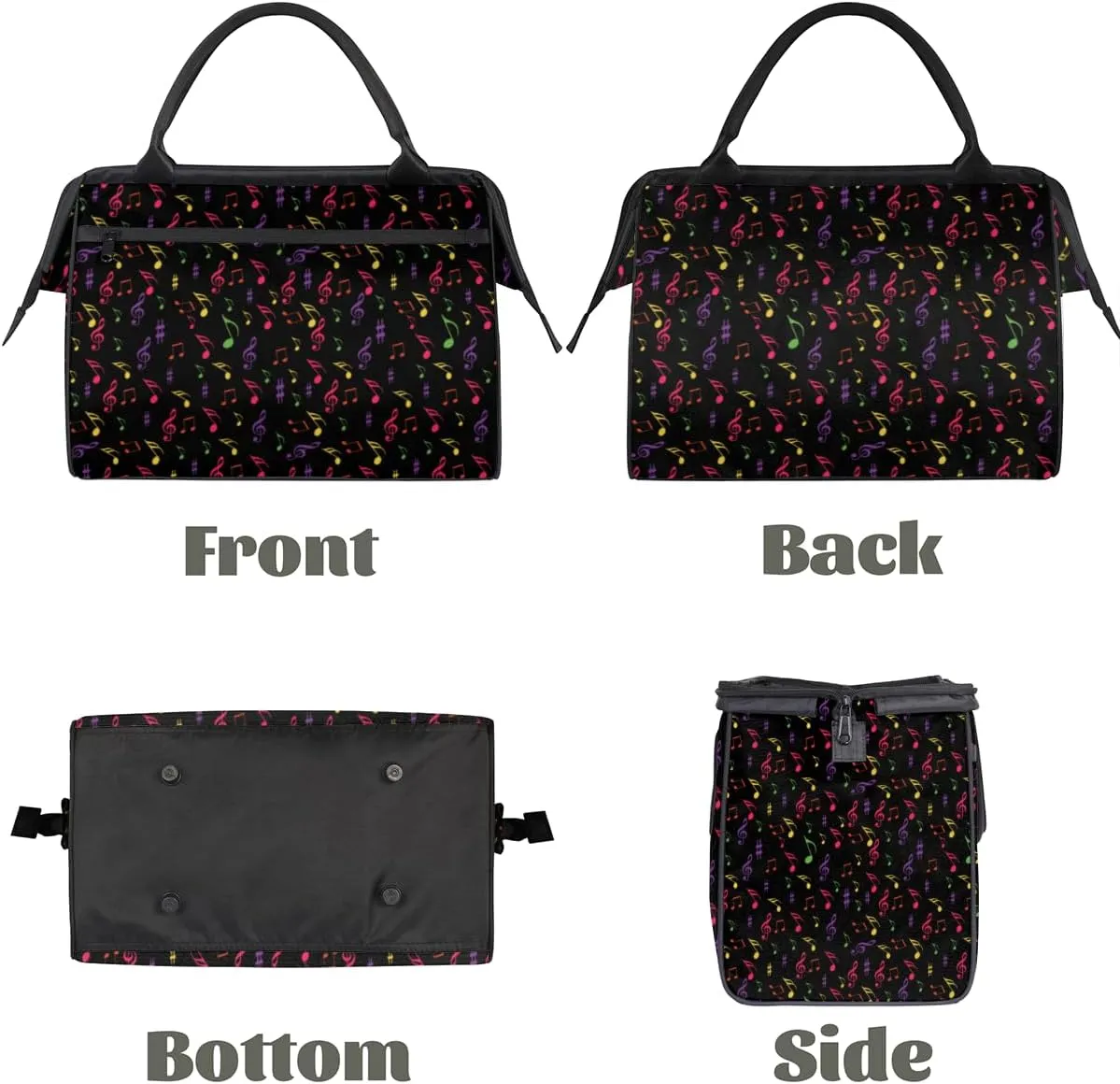 Tote Bag for Women with Zipper, Travel Large Shoulder Bag Handbag for Work, Gym