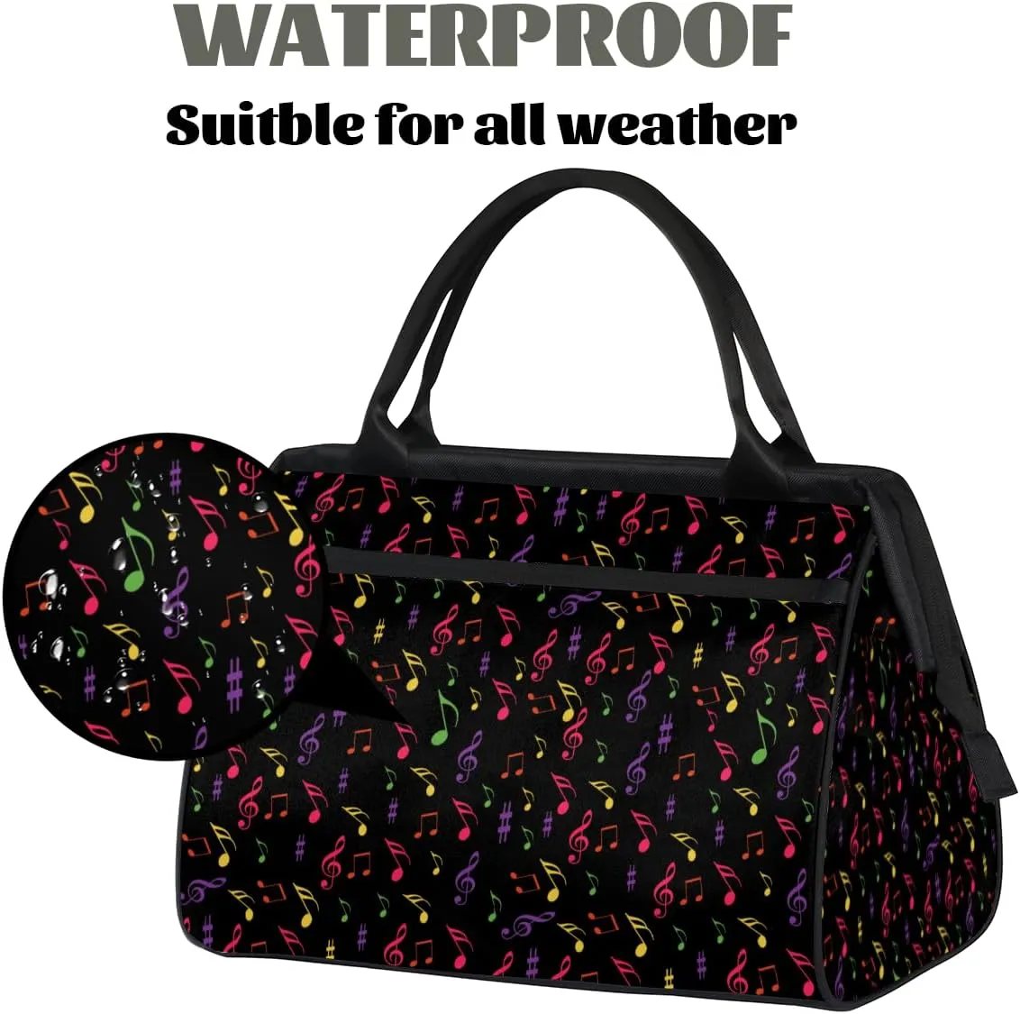 Tote Bag for Women with Zipper, Travel Large Shoulder Bag Handbag for Work, Gym